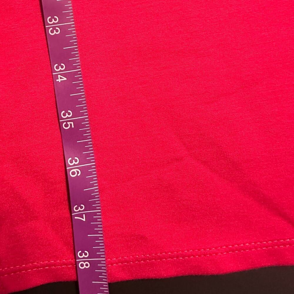 Christian Siriano x J. Jill Hot Pink A-Line Dress S Puff Sleeve Barbiecore NWT - Picture 10 of 10